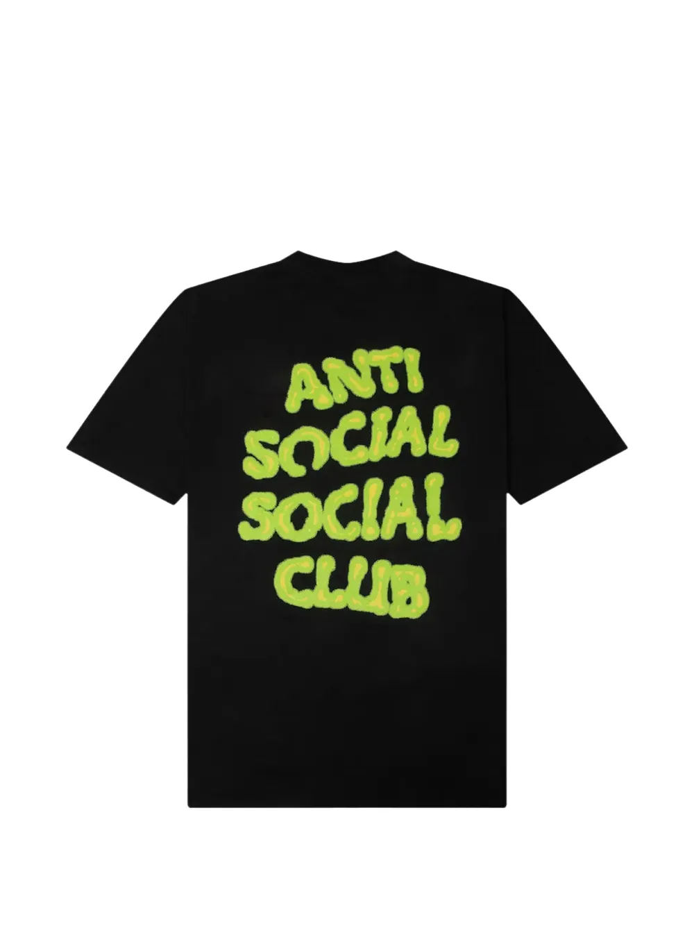 Anti Social Club T-shirt met logoprint Zwart