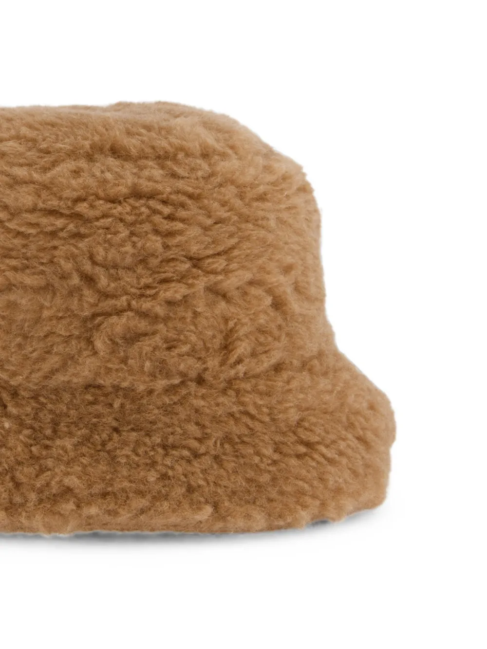 Max Mara Omkeerbare vissershoed met logoplakkaat Beige