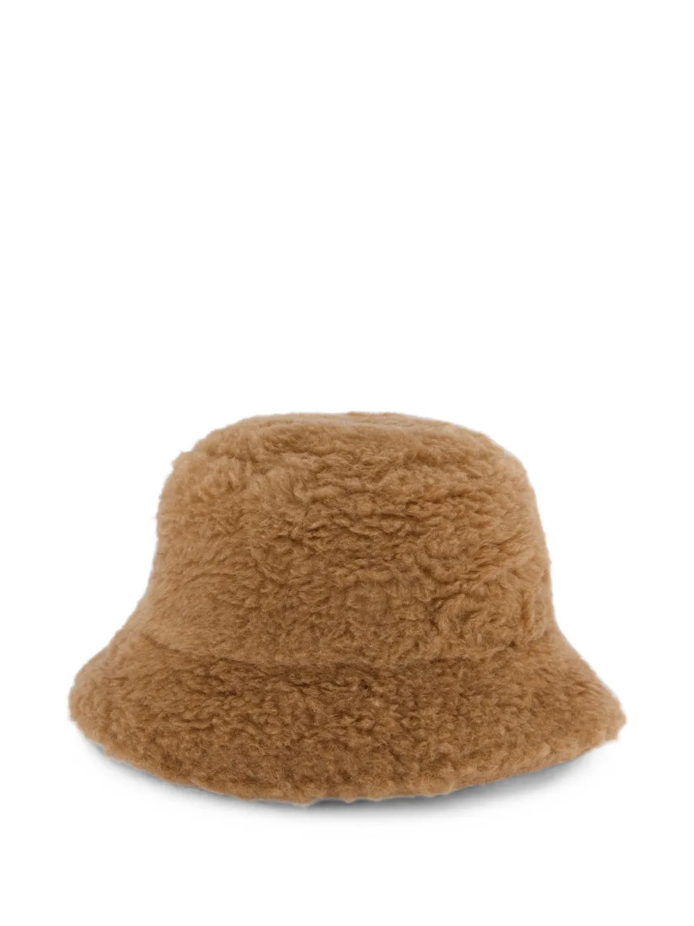 Max Mara Omkeerbare vissershoed met logoplakkaat Beige