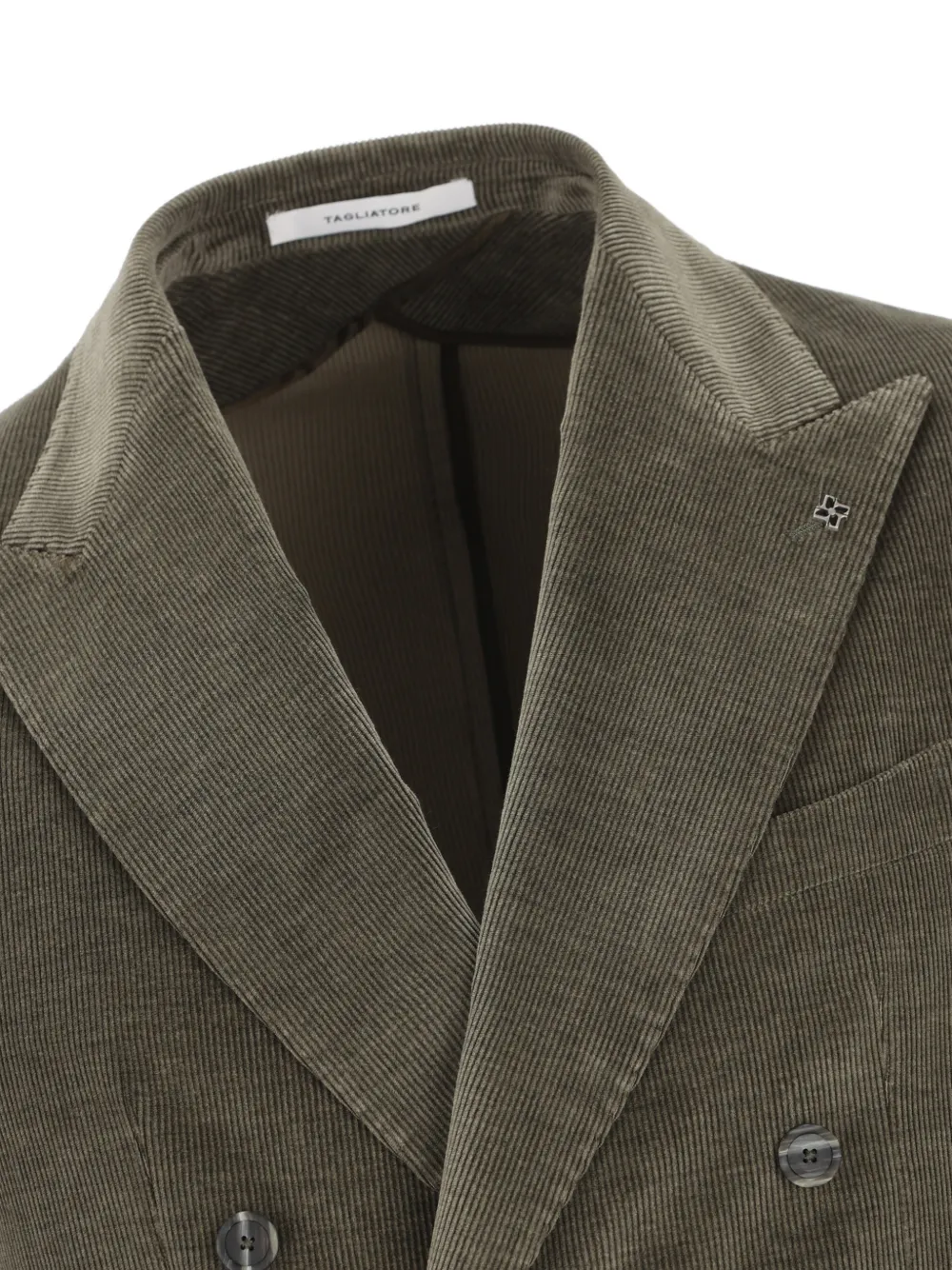 Tagliatore double-breasted jacket Groen