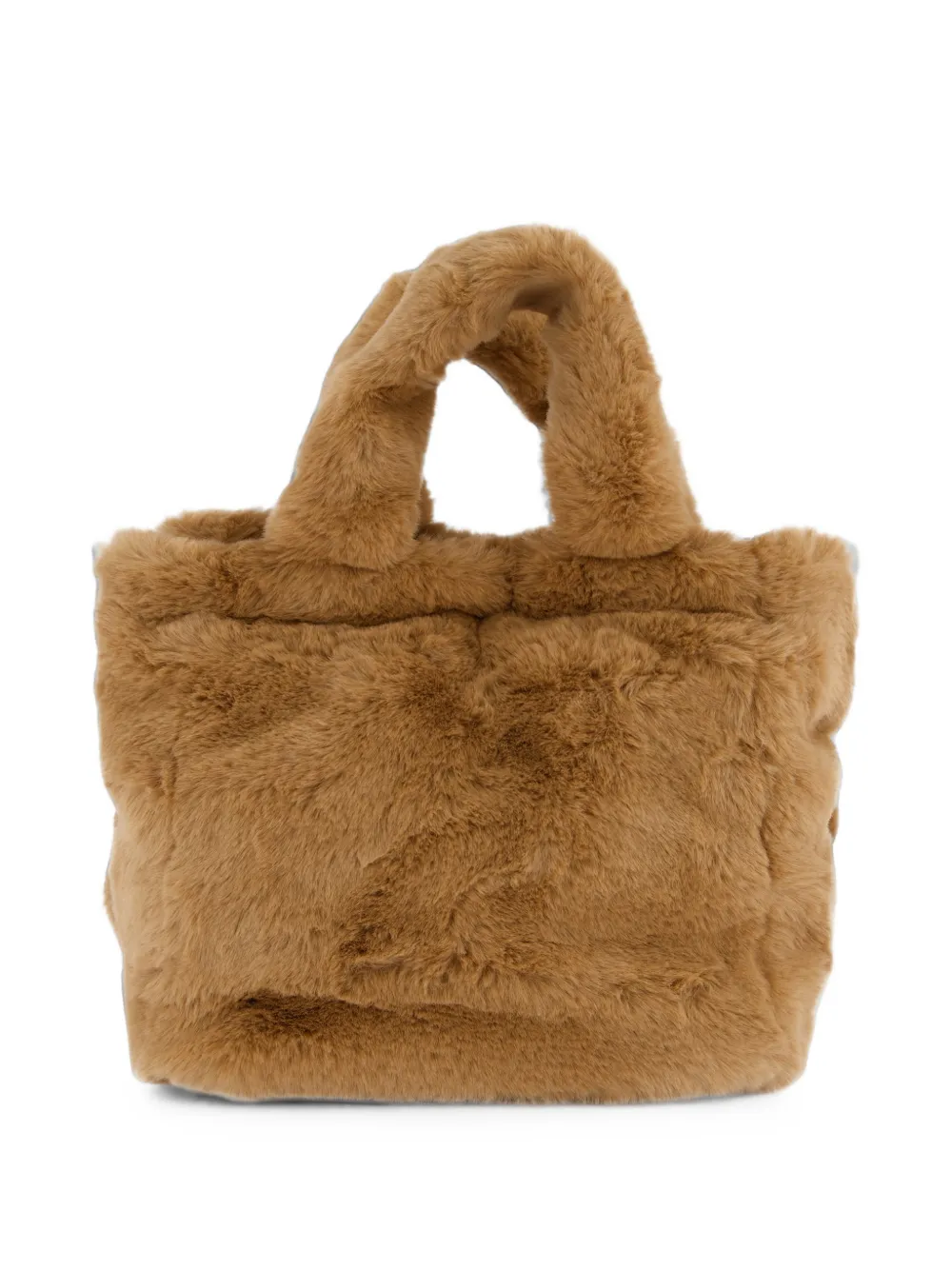 Herno Shopper van imitatiebont Beige