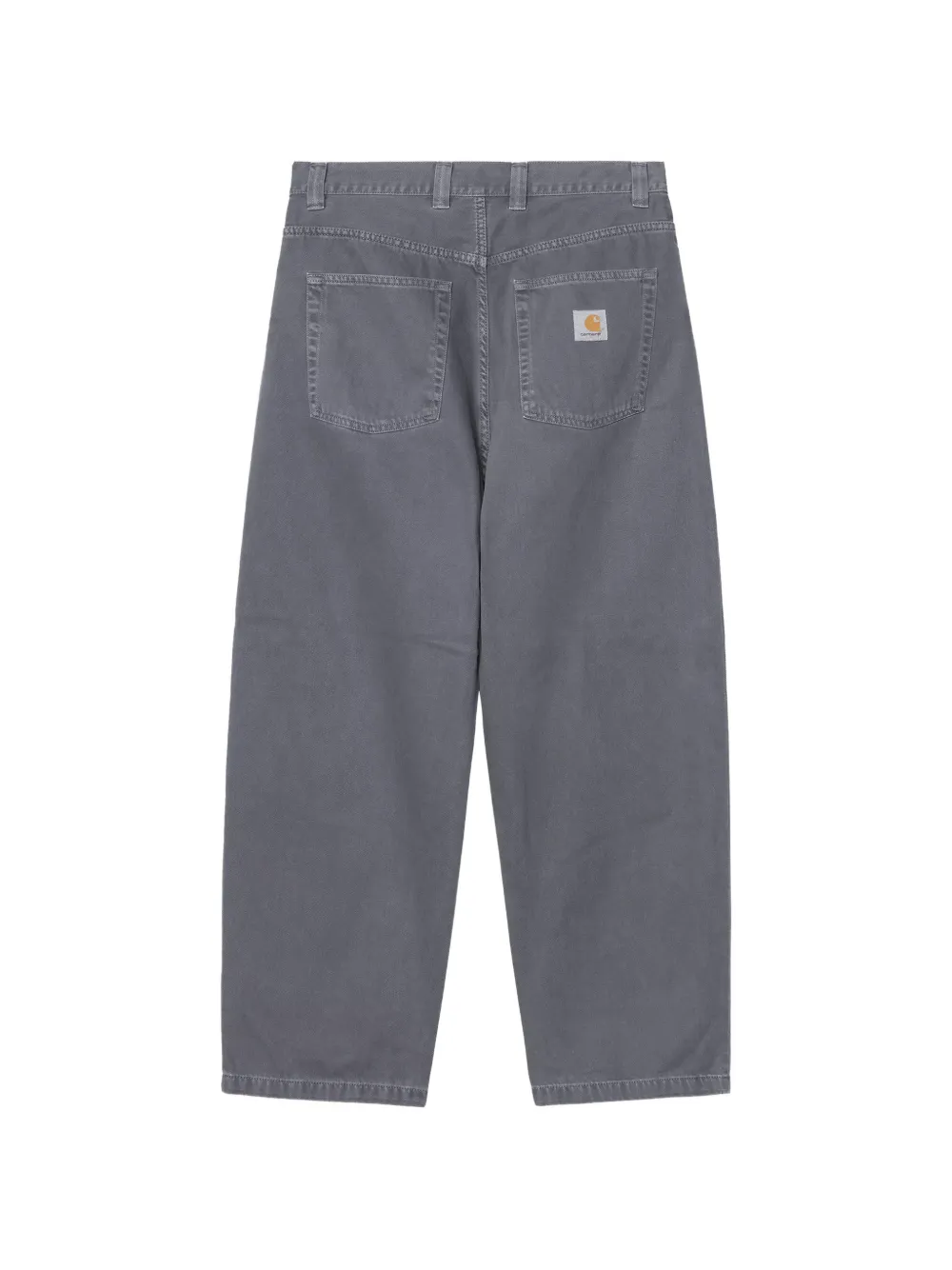 Carhartt WIP Brandon jeans met logopatch Grijs