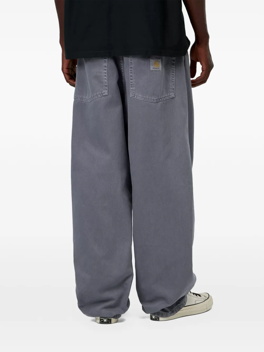 Carhartt WIP Brandon jeans met logopatch Grijs