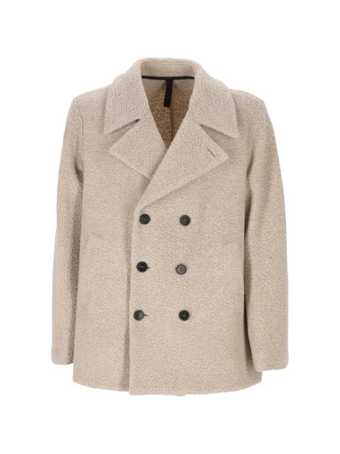 Harris Wharf London double-breasted bouclé coat