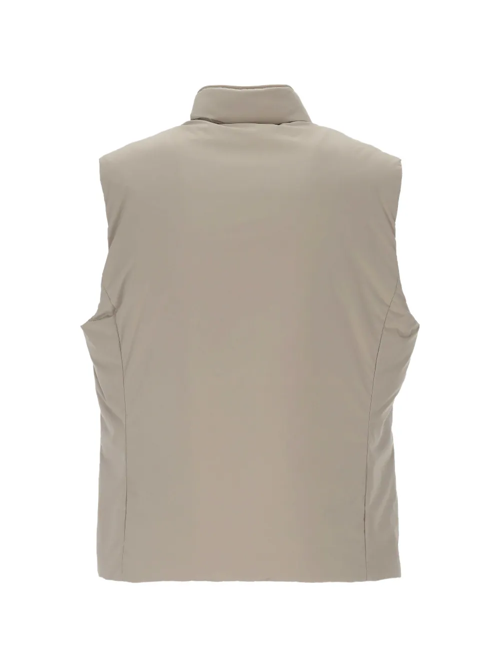 Moorer Gilet met hoge hals Beige