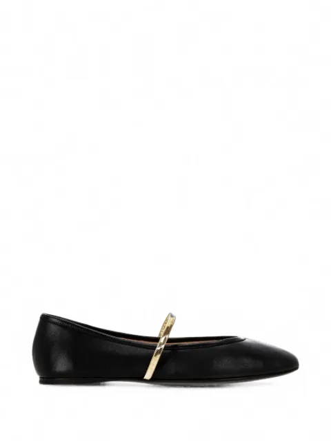 MACH & MACH strap-detail ballet flats