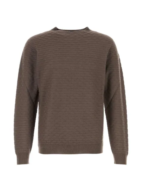 Giorgio Armani textured-knit sweater