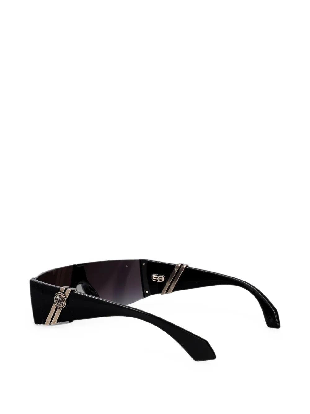 Versace Eyewear Medusa Mask zonnebril met geometrisch montuur Zwart