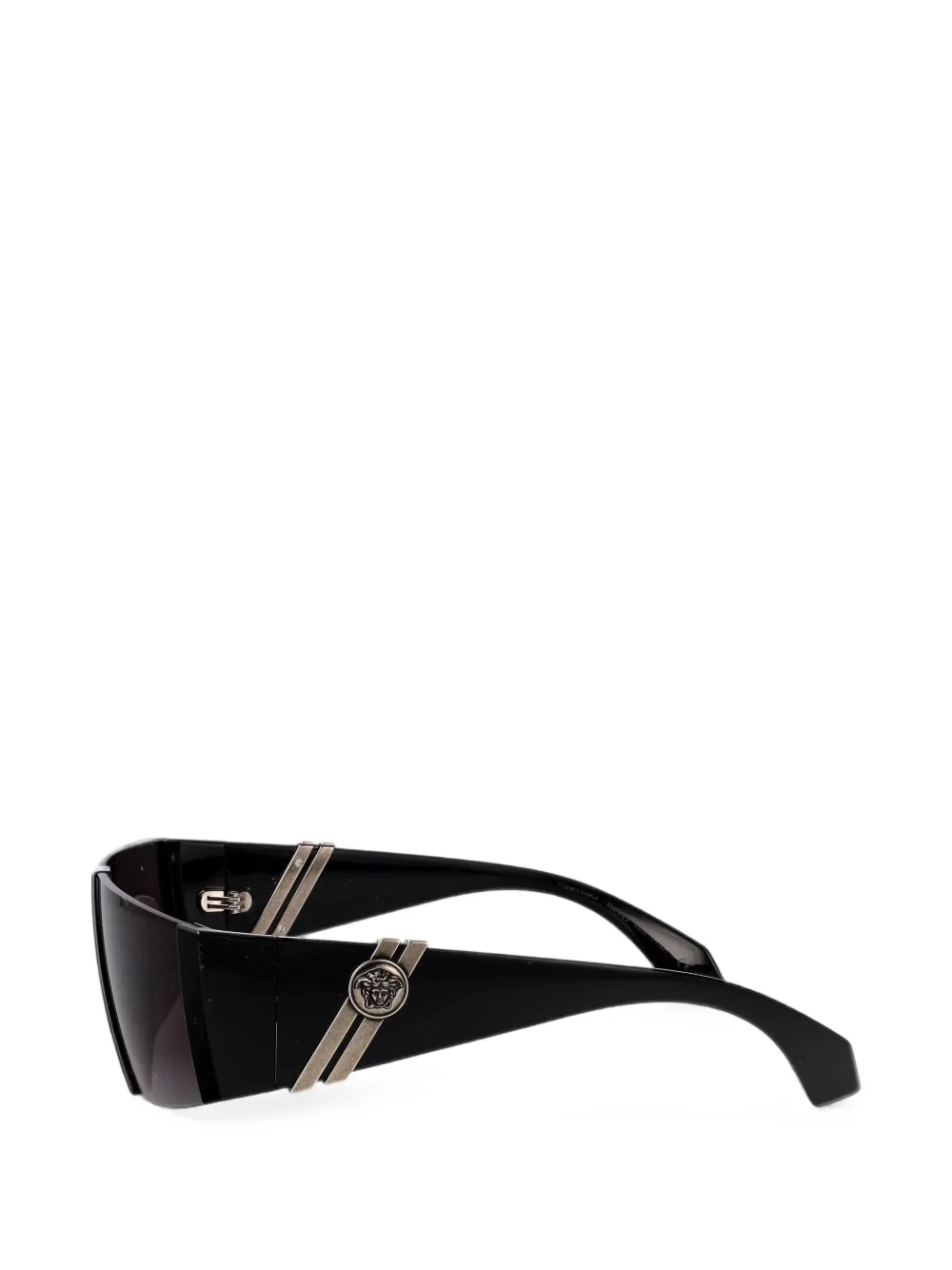 Versace Eyewear Medusa Mask zonnebril met geometrisch montuur Zwart