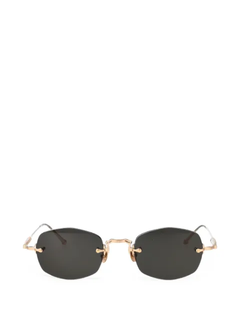 Matsuda M5015 rimless geometric-frame sunglasses