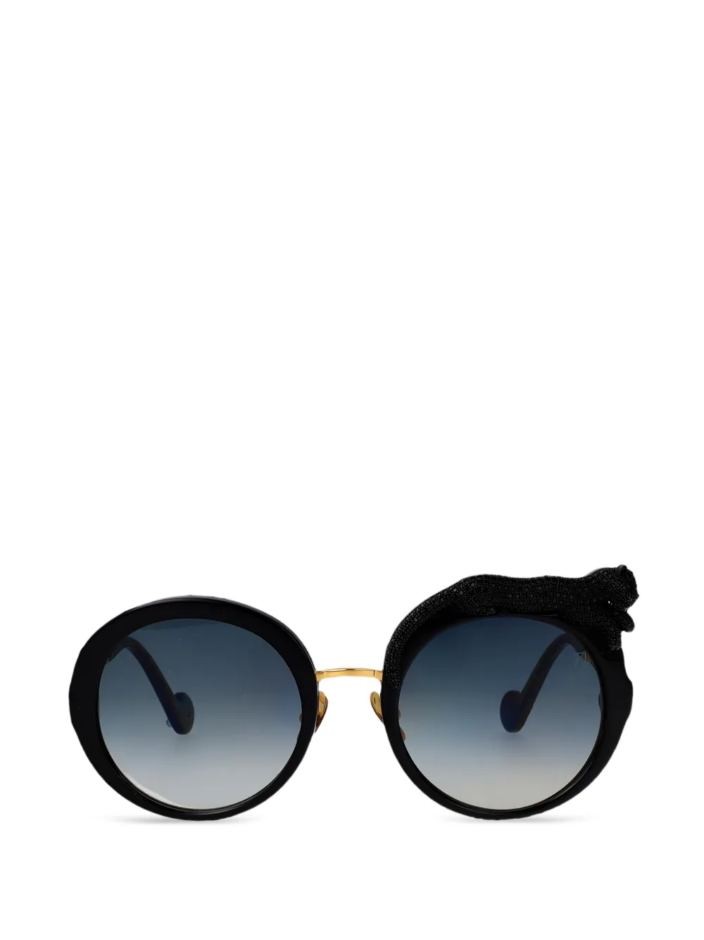 ANNA-KARIN KARLSSON Rose Et La Roue Crystal sunglasses - Nero