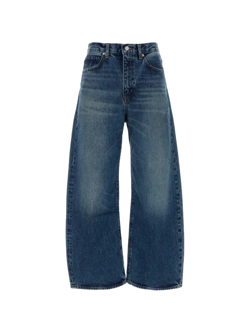 FRAME The Bow cropped jeans - Blu