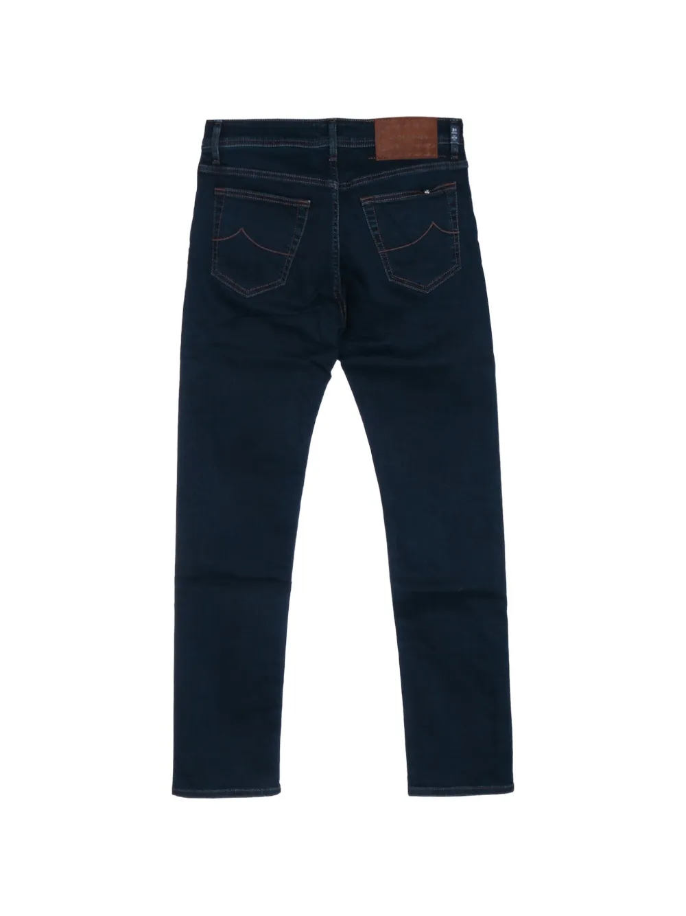 Jacob Cohën logo-embroidered slim-fit jeans Blauw