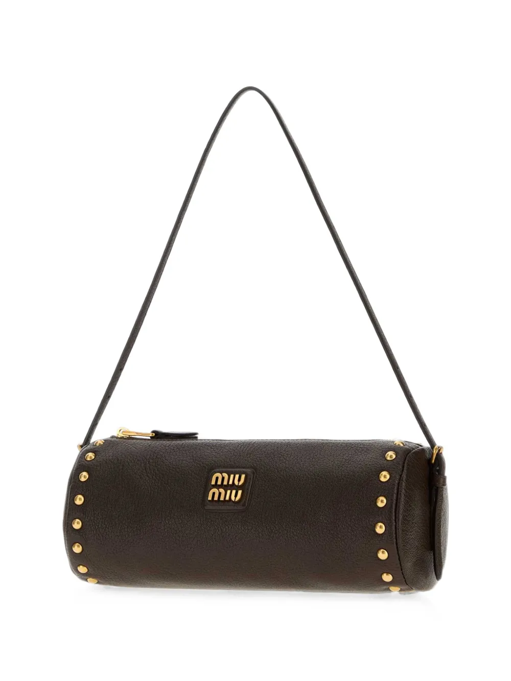 Miu Leren buidel Bruin