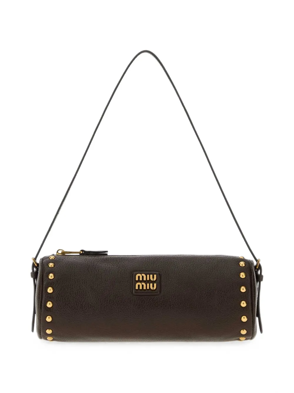 Miu Miu leather pouch - Marrone
