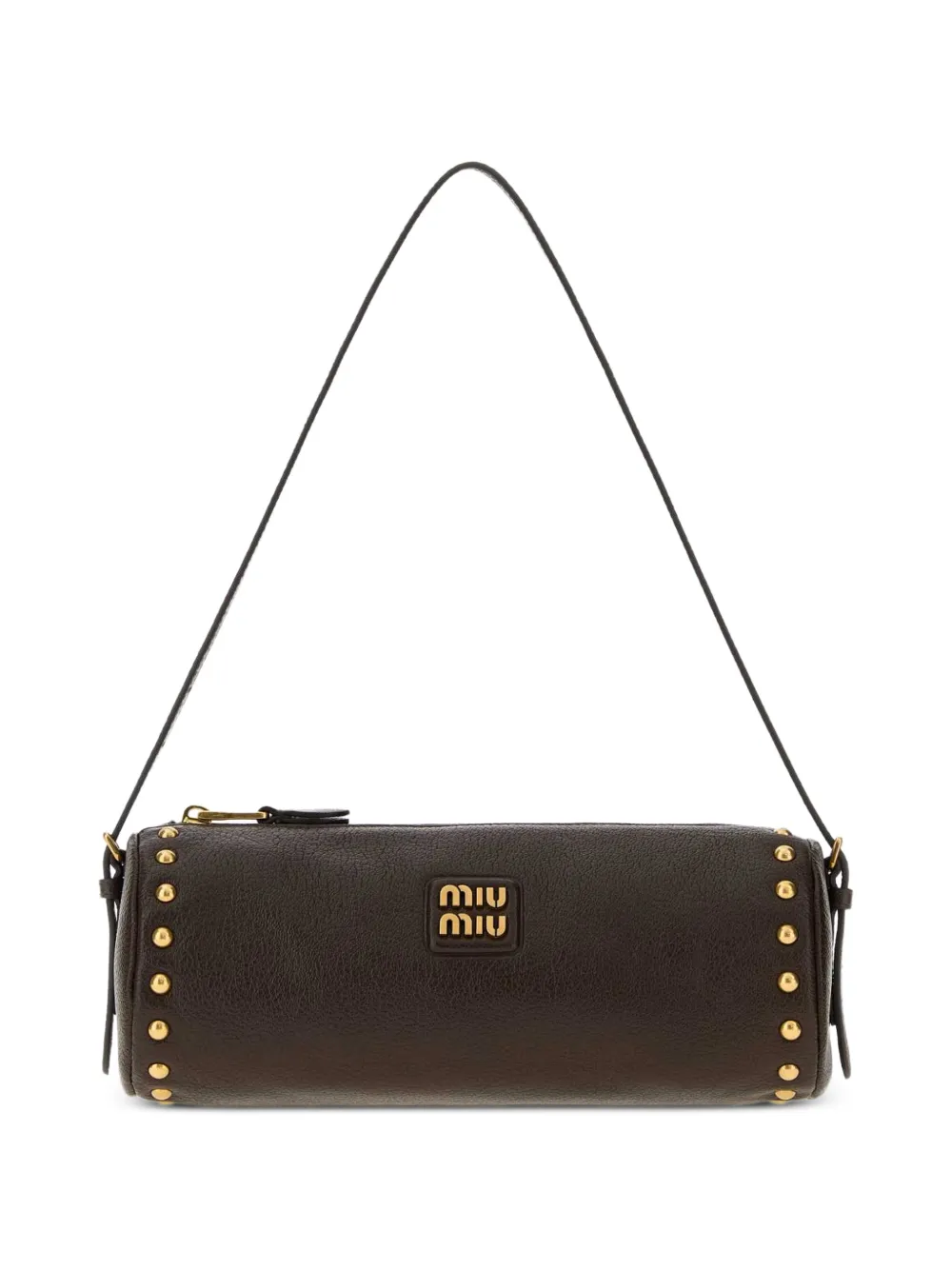 Miu Miu leather pouch - Marrone