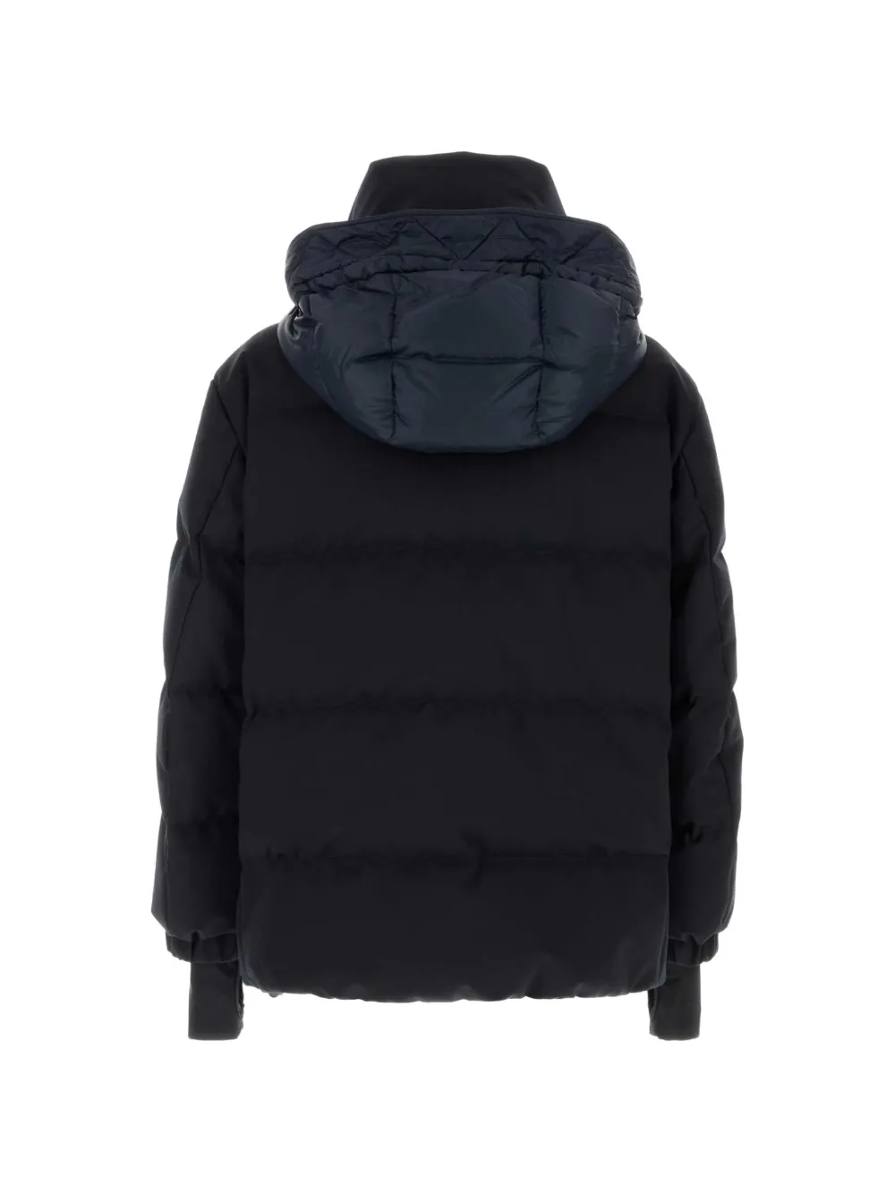 Giorgio Armani Gewatteerd ski-jack met capuchon Blauw