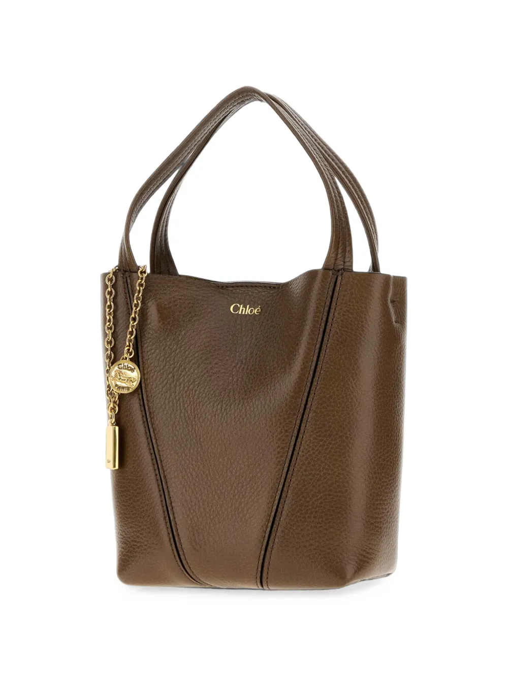 Chloé Spin leren shopper Bruin