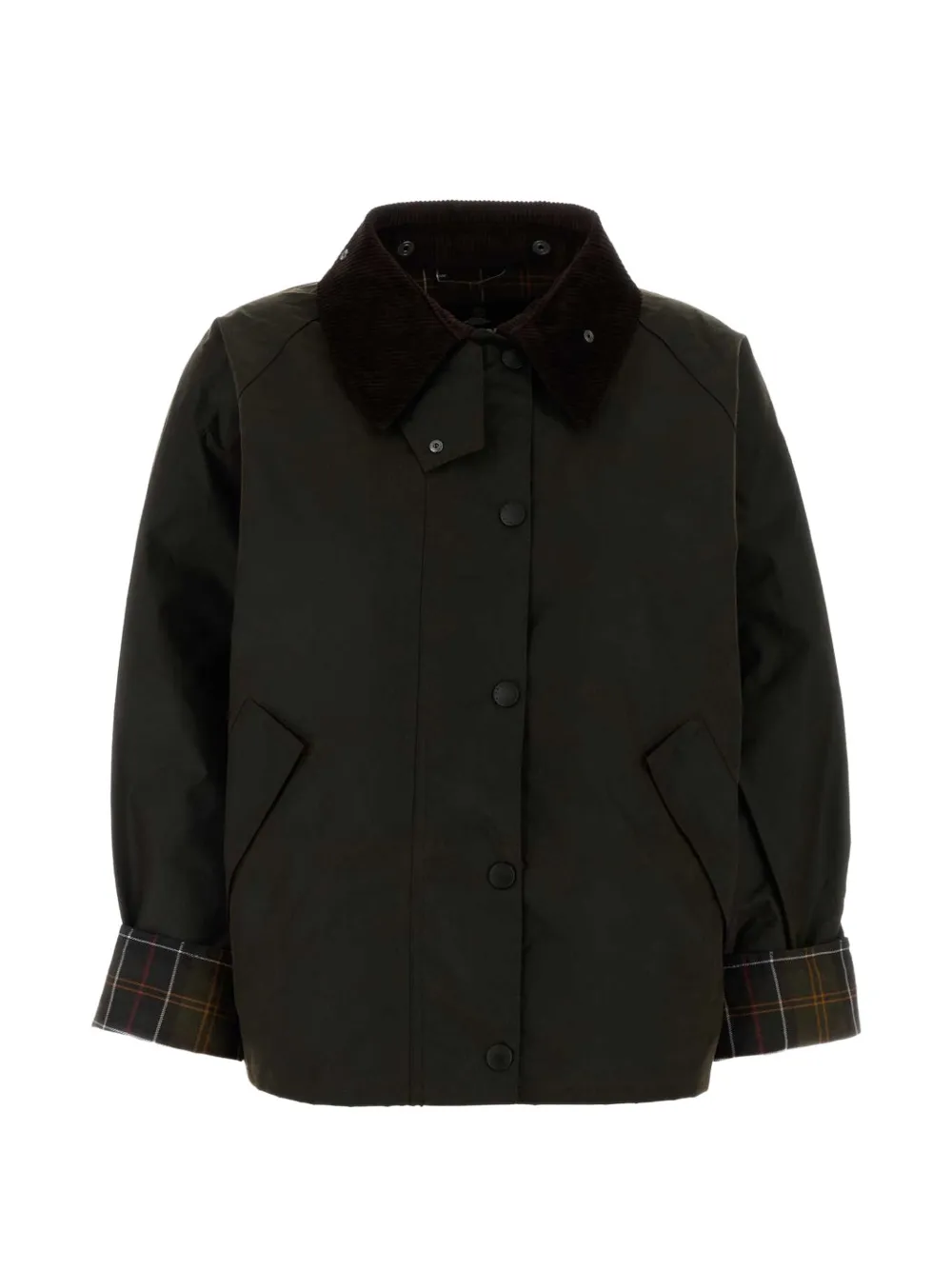 Barbour Transport cotton single-breasted coat - Verde