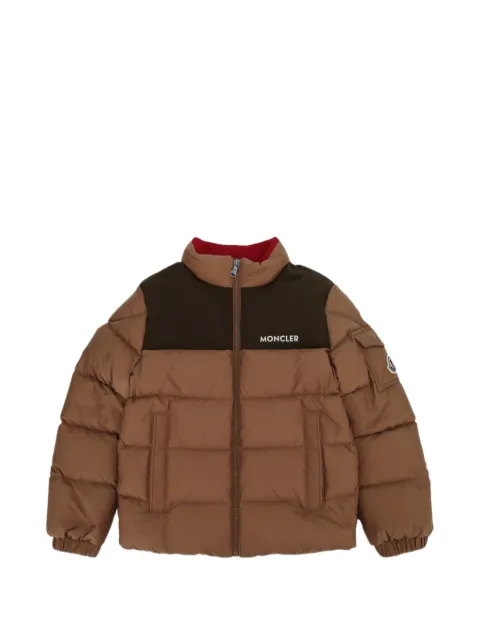 Moncler Enfant Sormor logo-print quilted jacket