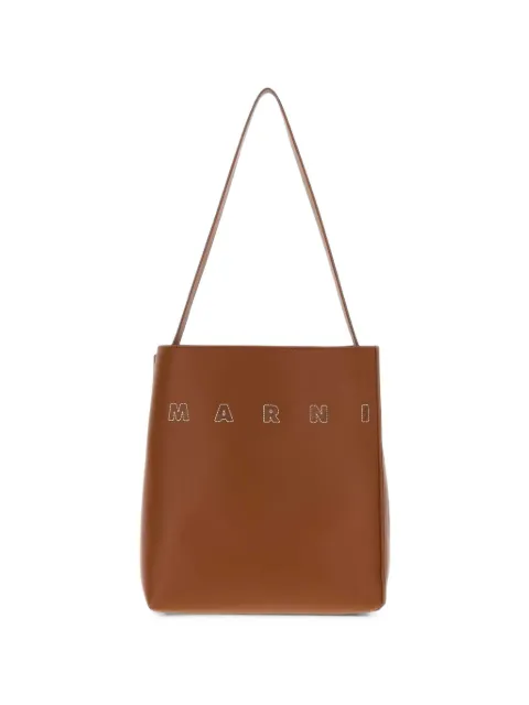 Marni embroidered-logo tote bag