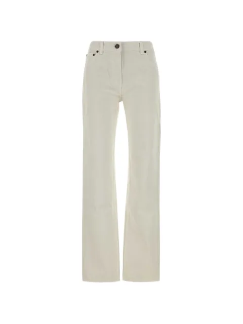 Magda Butrym logo-patch straight-leg jeans