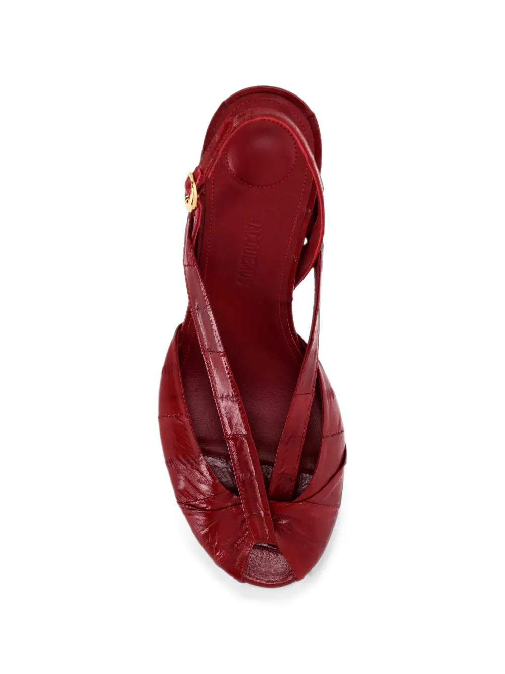 Jacquemus The Poisson slingback pumps Rood