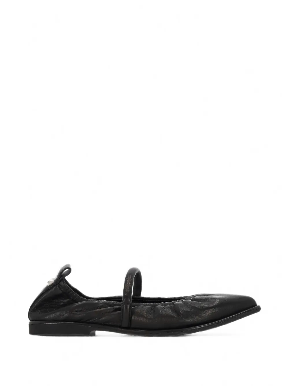Ash Bella pointed-toe elasticated ballet flats - Nero