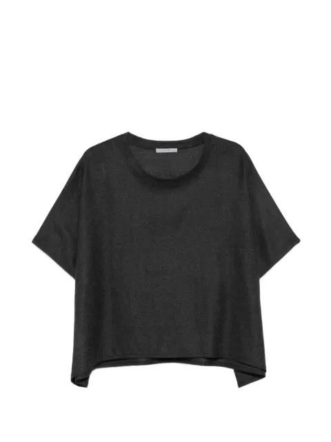 Dusan crew neck flannel top