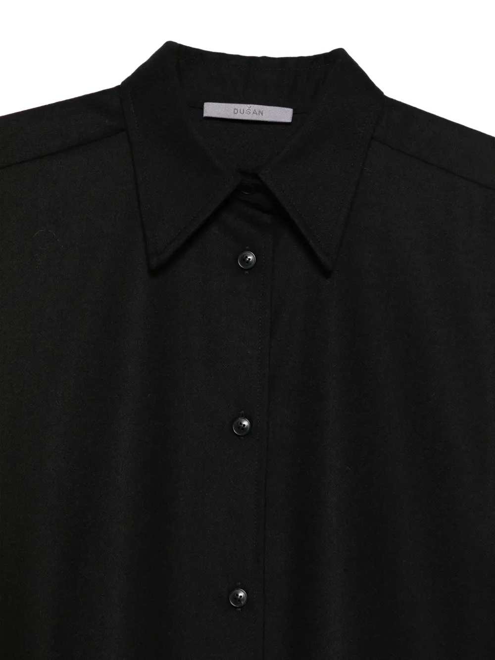 Dusan blouse met knopen Zwart