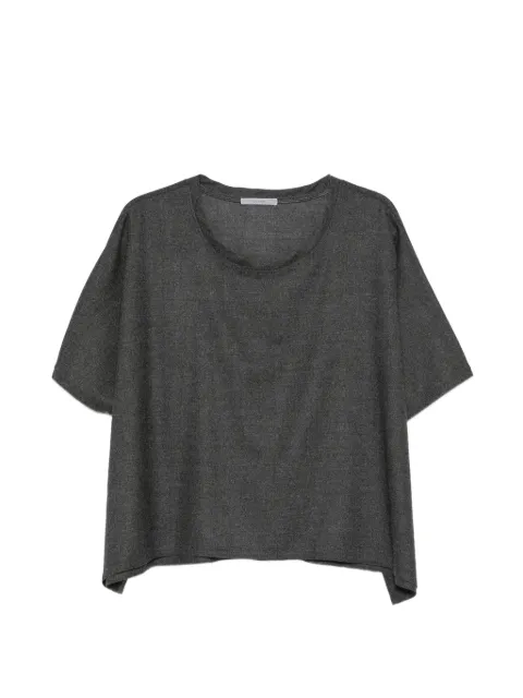 Dusan crew neck flannel top