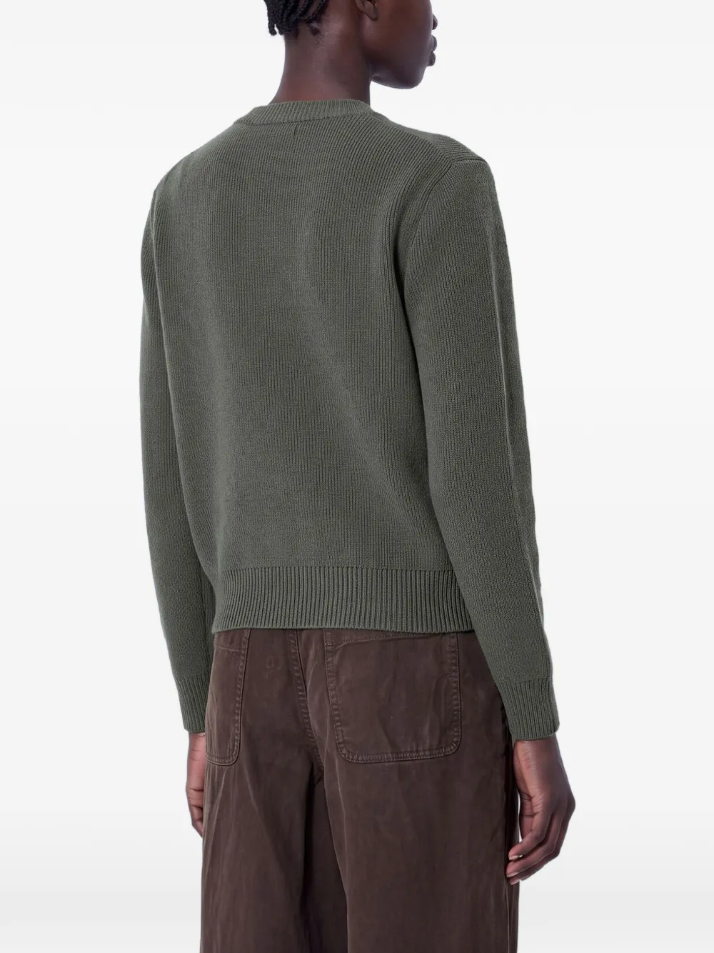 Moncler Jack met logopatch Groen