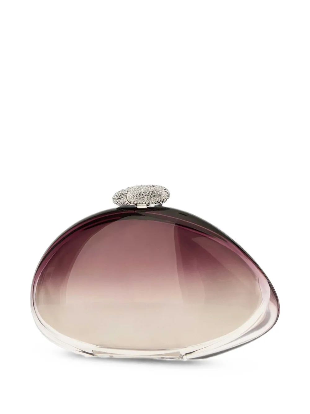 Benedetta Bruzziches Ariel clutch verfraaid met kristallen Paars