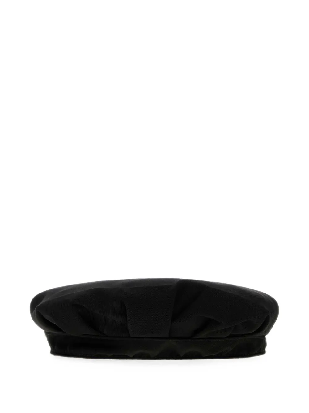 Prada virgin wool flat cap Zwart