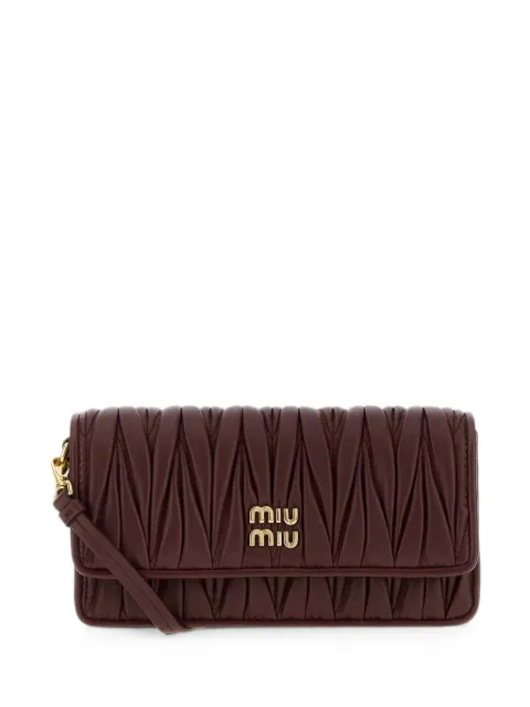 Miu Miu Borsa a spalla matelassé in pelle