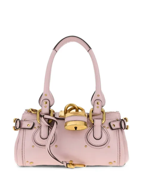Chloé Small Paddington padlock tote bag