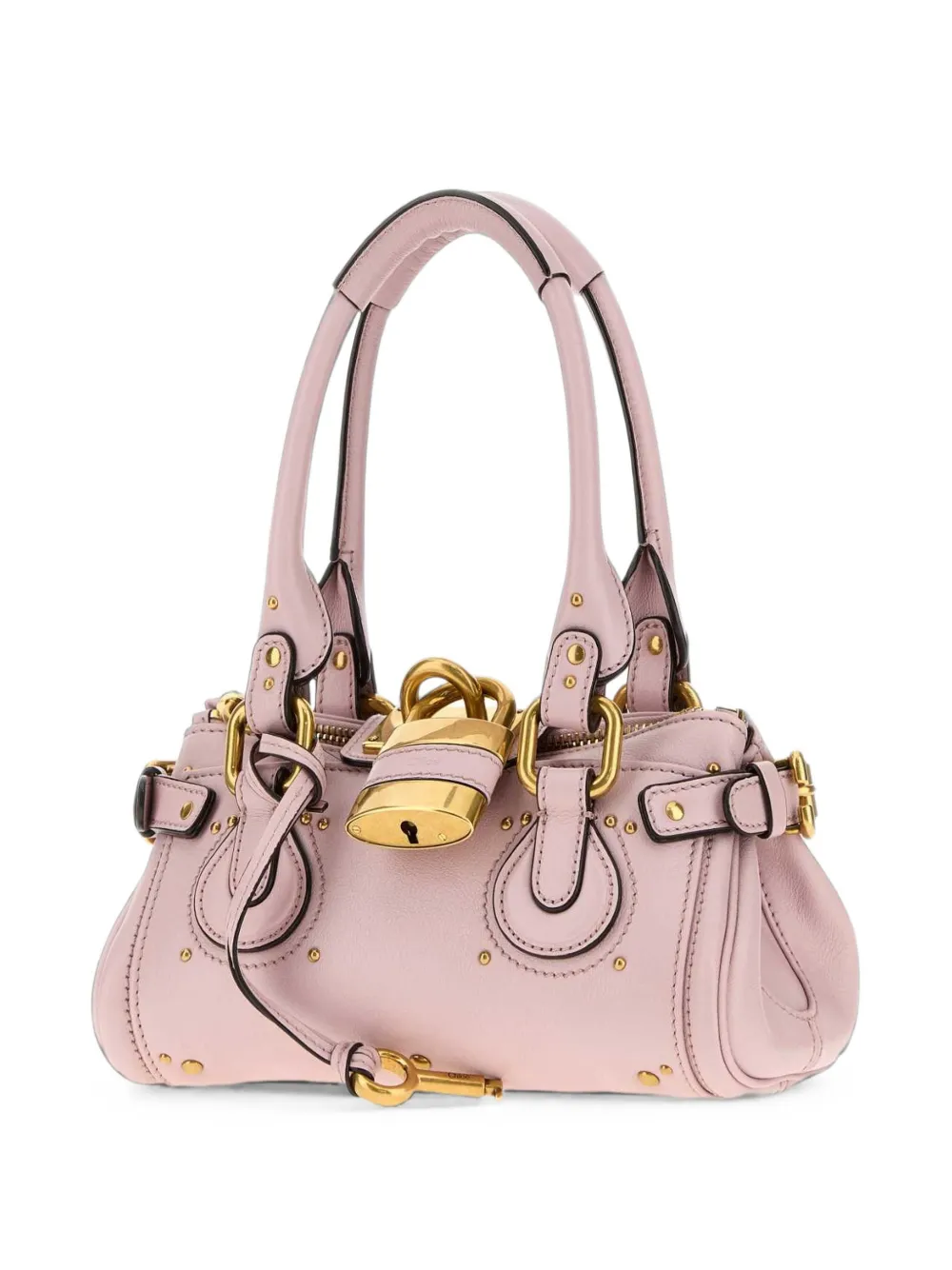 Chloé Kleine Paddington shopper met hangslot Roze