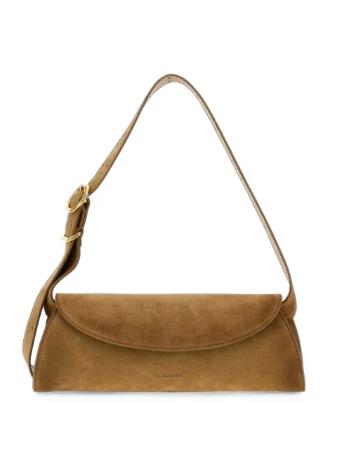 Jil Sander bolso de hombro Cannolo pequeño de ante