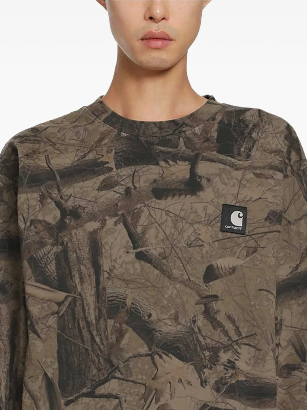 Carhartt WIP Feather Tree long-sleeve T-shirt Groen