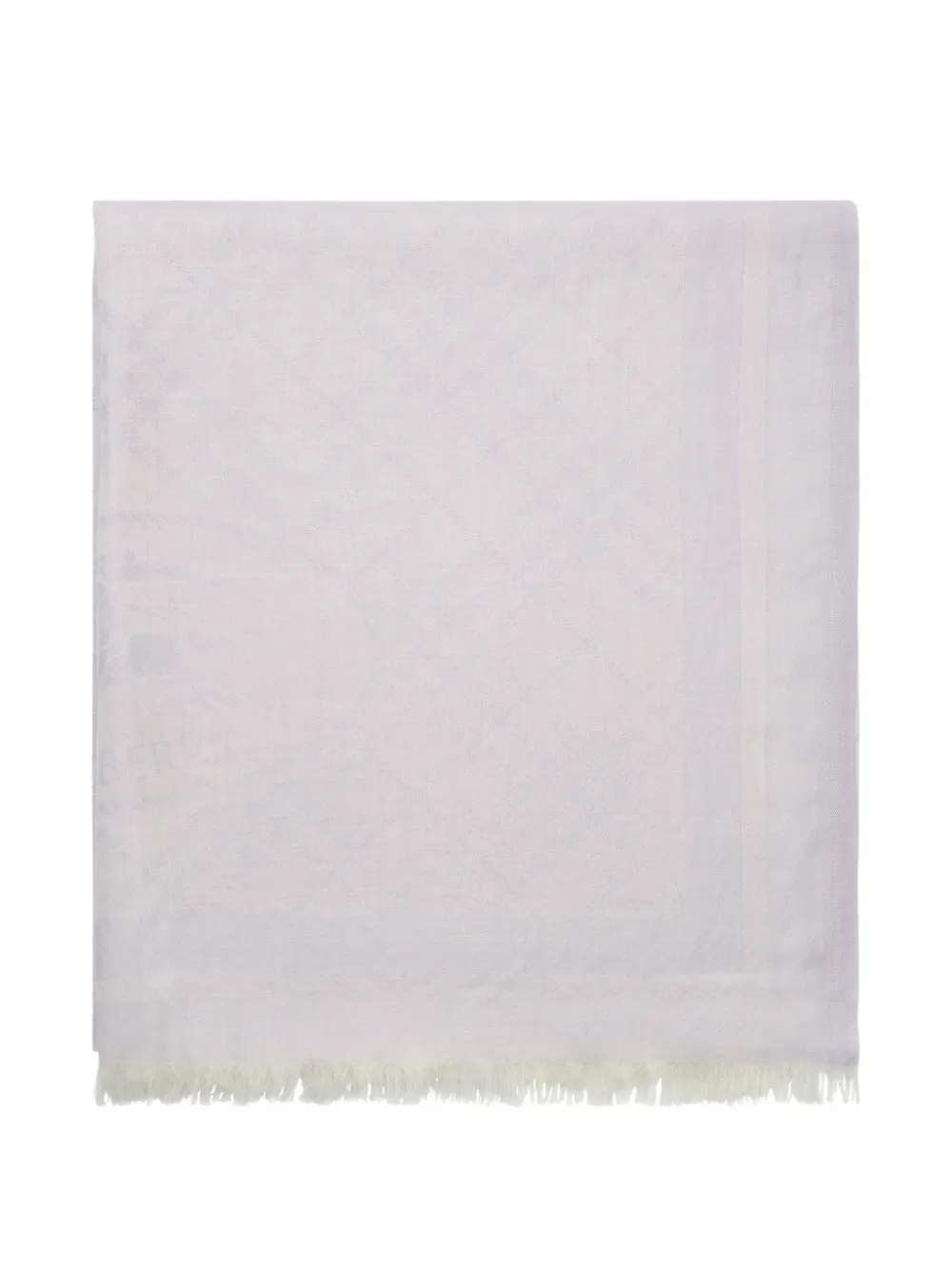 Burberry check cashmere silk scarf · OS