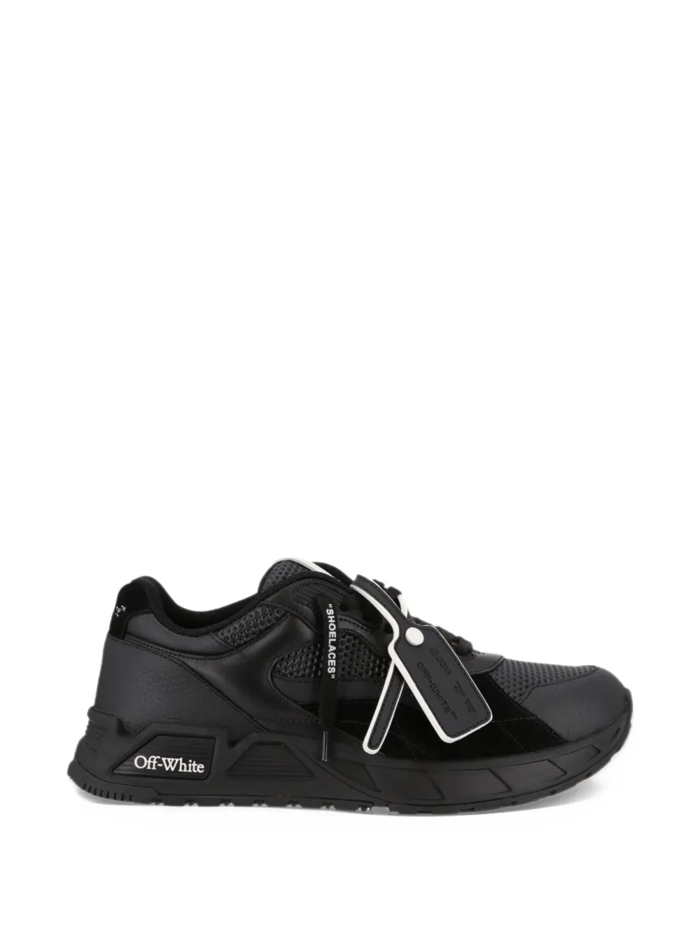 Off-White tag-detail sneakers - Nero