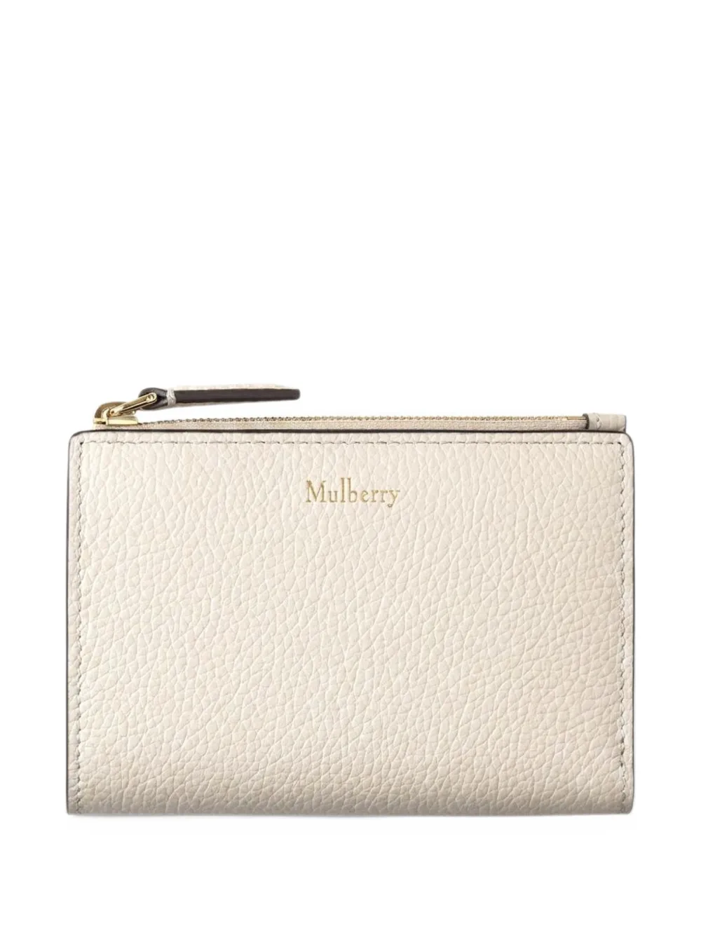 Mulberry Continental grained-leather wallet - Bianco