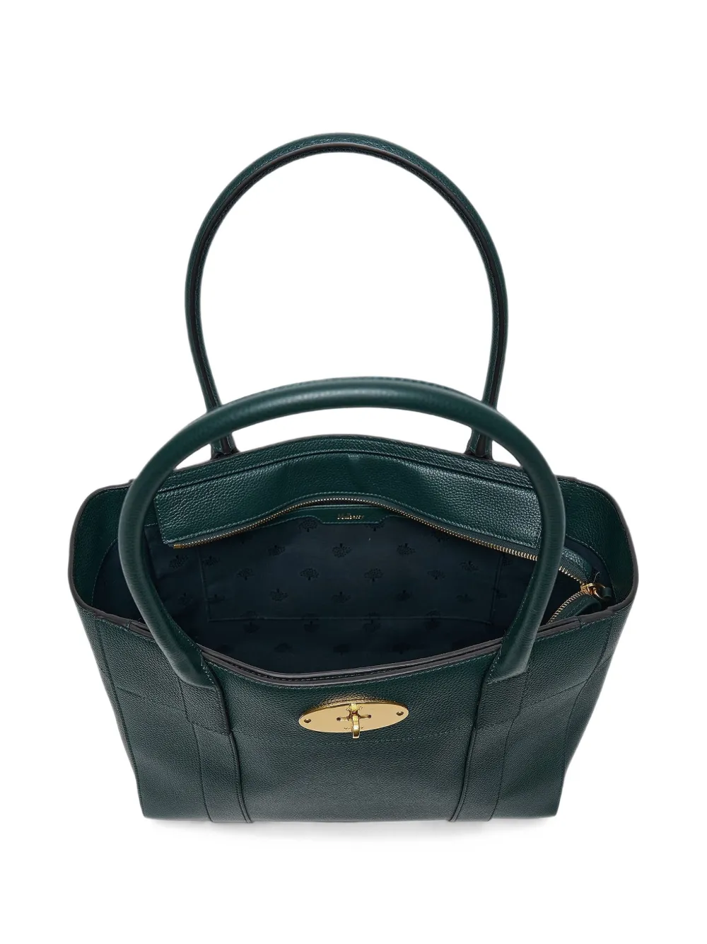 Mulberry Bayswater 9 to 5 leren shopper Groen
