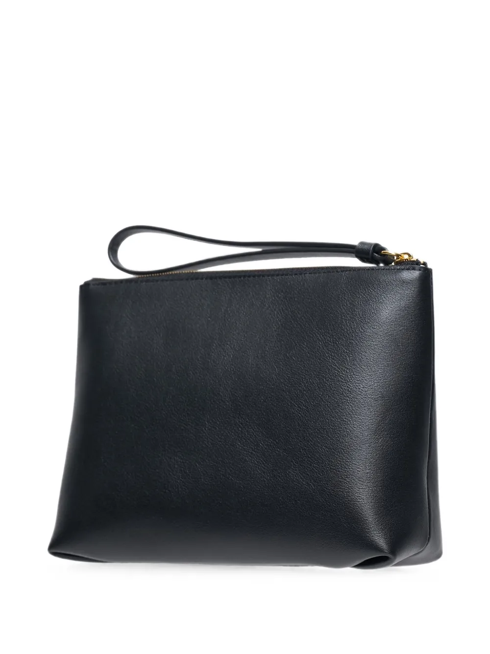 Mulberry logo-print leather pouch Zwart