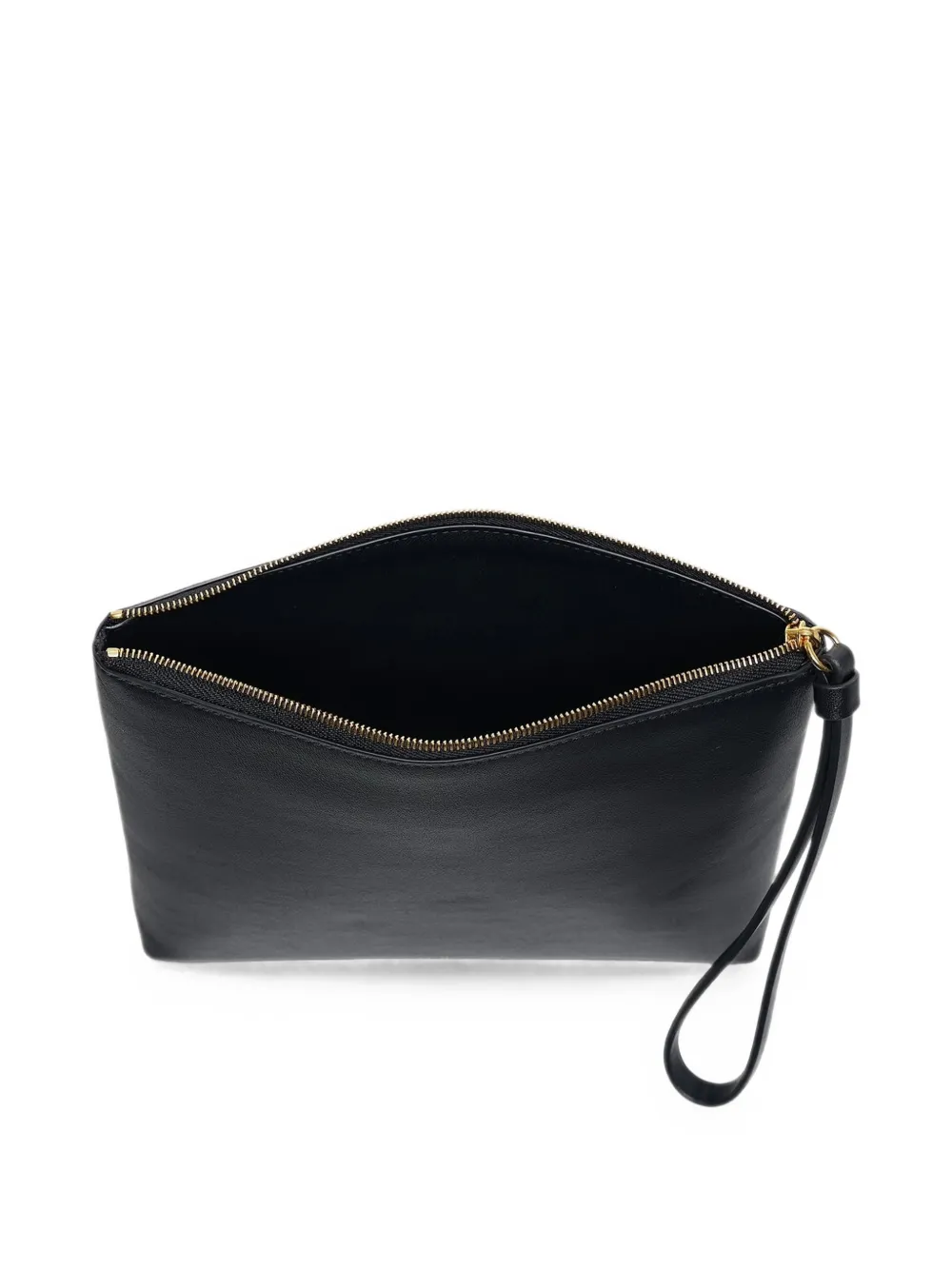 Mulberry logo-print leather pouch Zwart