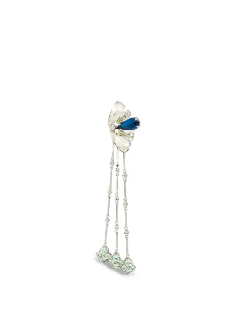Rabanne crystal-embellished drop earrings