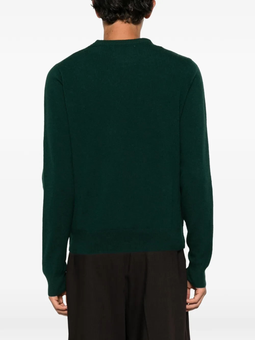 extreme cashmere Be Classic crew-neck sweater Groen