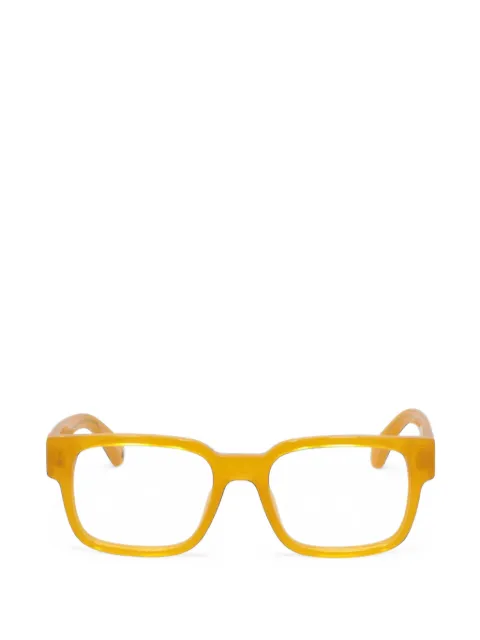 Off-White polished-finish square-frame glasses