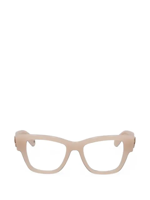 Off-White logo-plaque cat-eye glasses