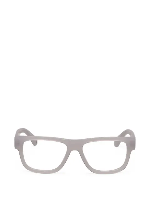 Off-White polished-finish rectangle-frame glasses